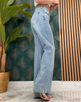 Jeans Wide Leg Strass 1271