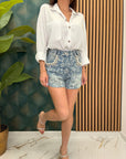 Camicia Misto Lino 2437