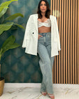 Giacca oversize White