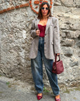 Giacca Tartan 80129