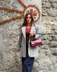 Giacca Herringbone 80129