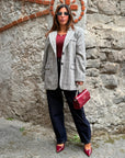 Giacca Herringbone 80129