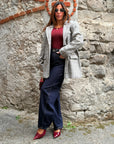 Giacca Herringbone 80129