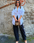 Camicia con stringhe 9242