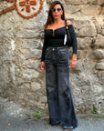 Jeans Roses 5030