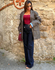 Jeans wide leg 8792