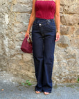 Jeans wide leg 8792