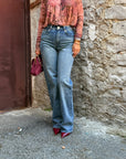Jeans wide leg 8849