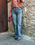 Jeans wide leg 8849