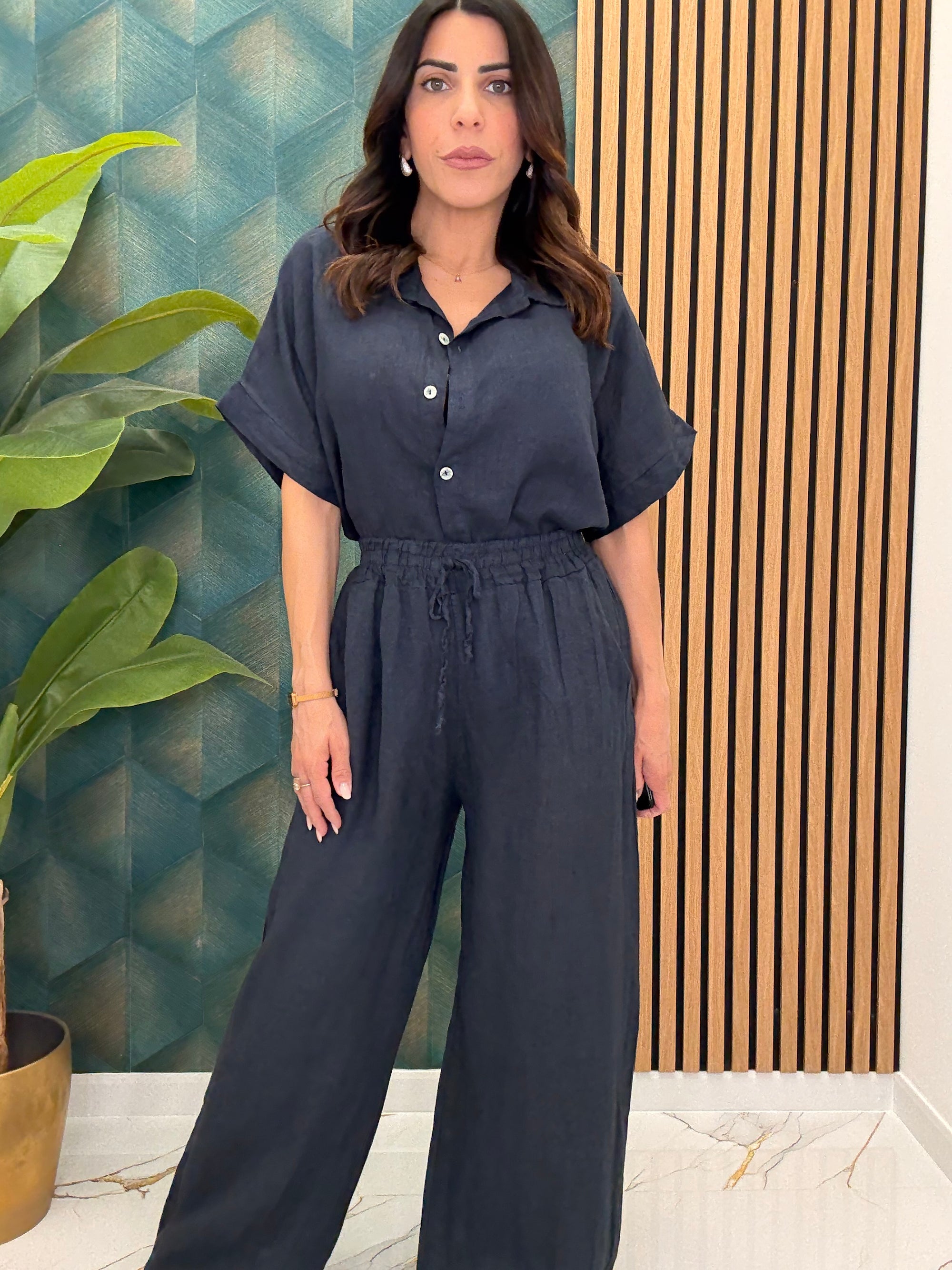 Coordinato in lino 89390
