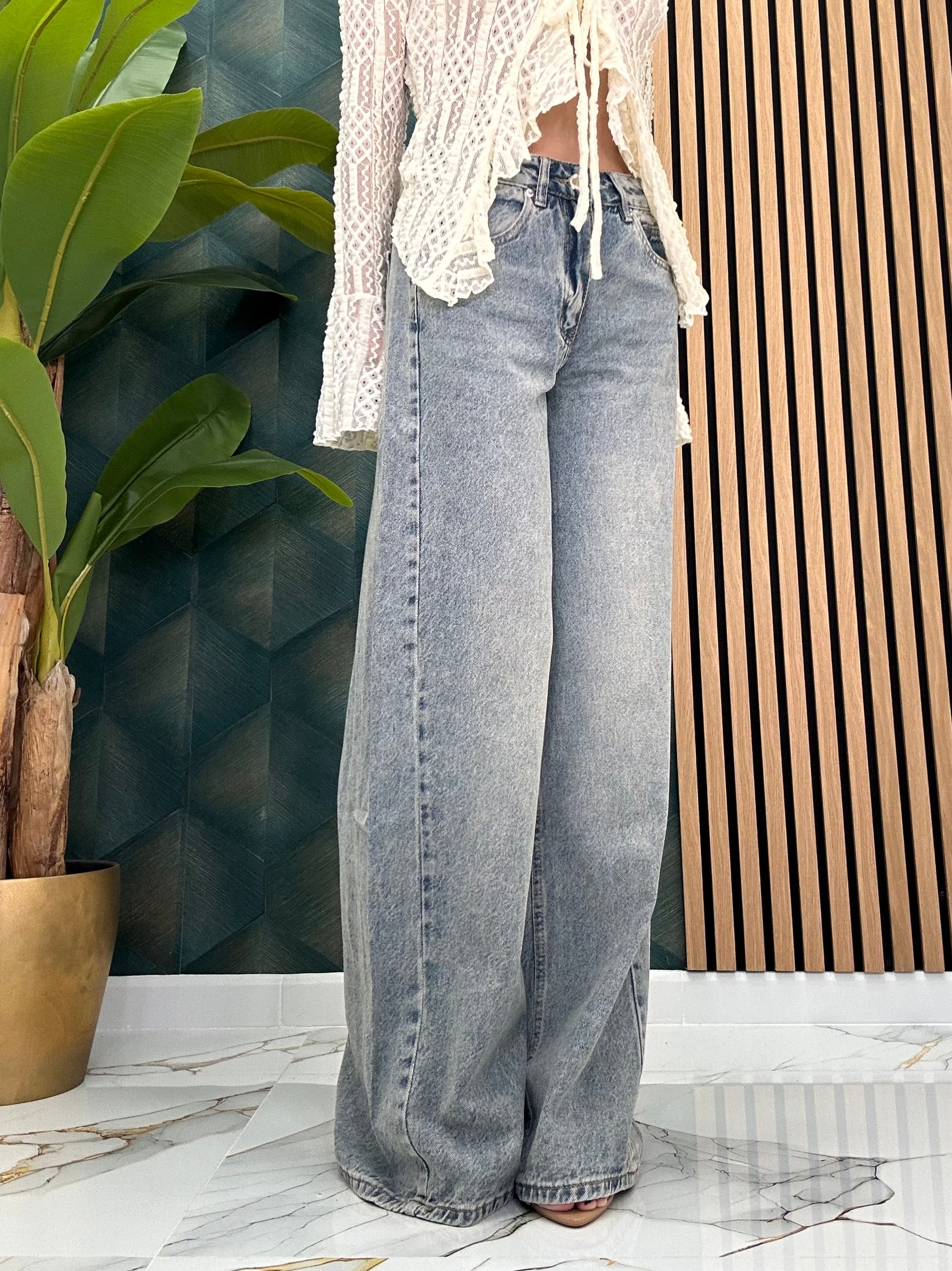 Jeans wide leg 3085