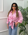 Camicia Stripe Rosa 3235-6