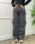 Jeans Cargo Grey 8790