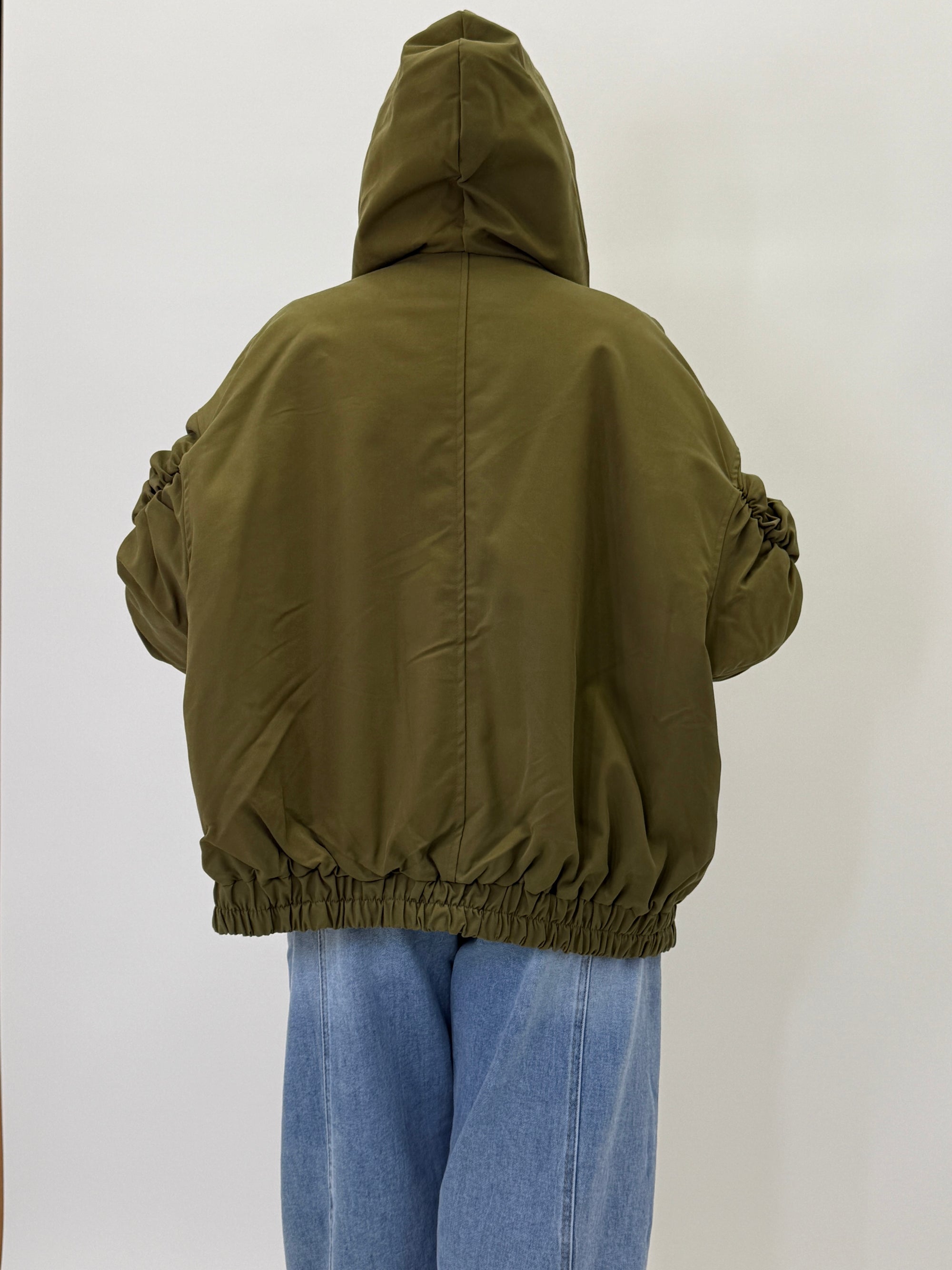 Bomber Lumina Con Pelliccia Oversize