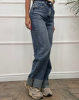 Jeans con pieghe 3080