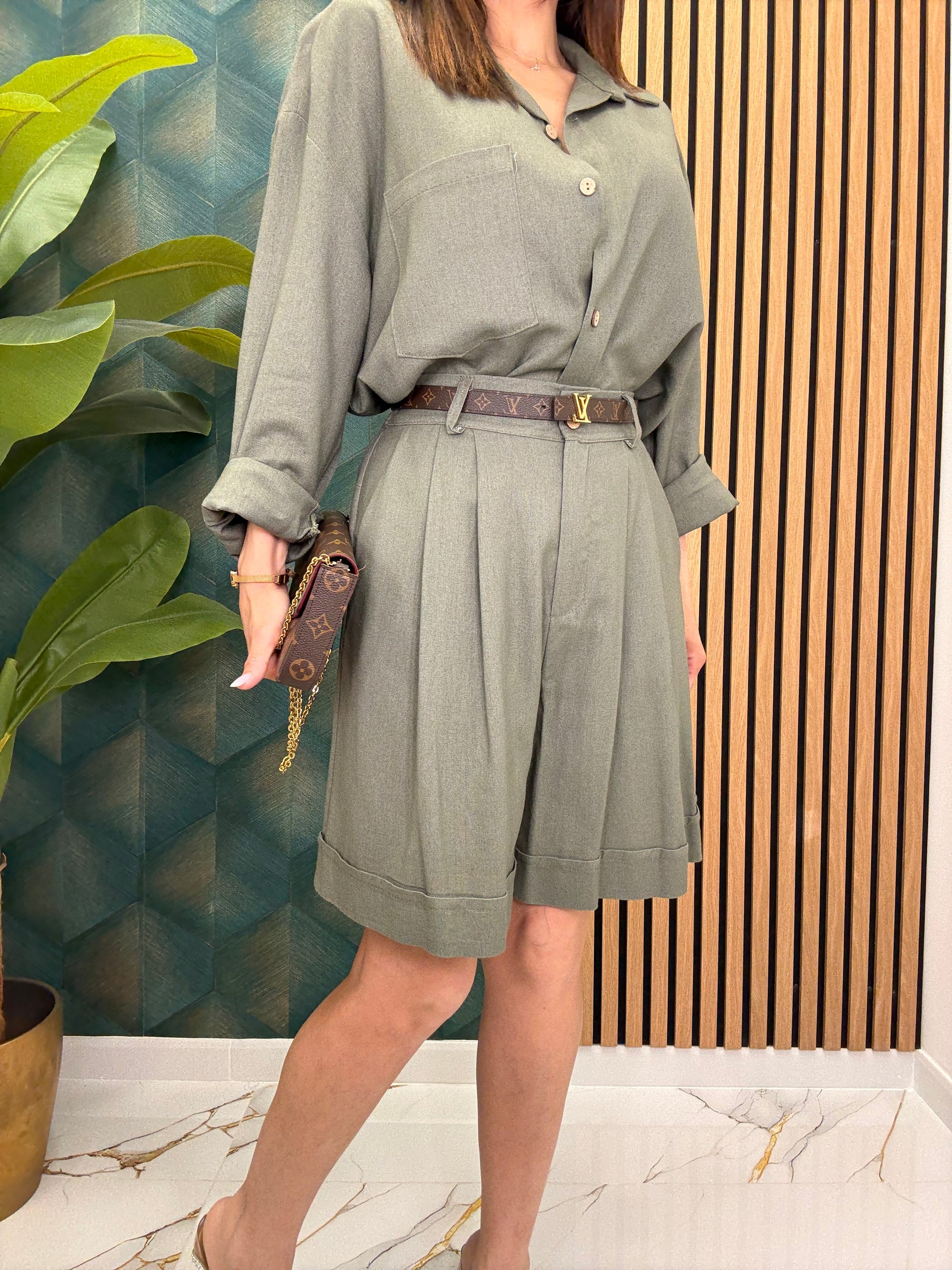 Coordinato misto lino 2437
