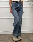 Jeans con pieghe 3080