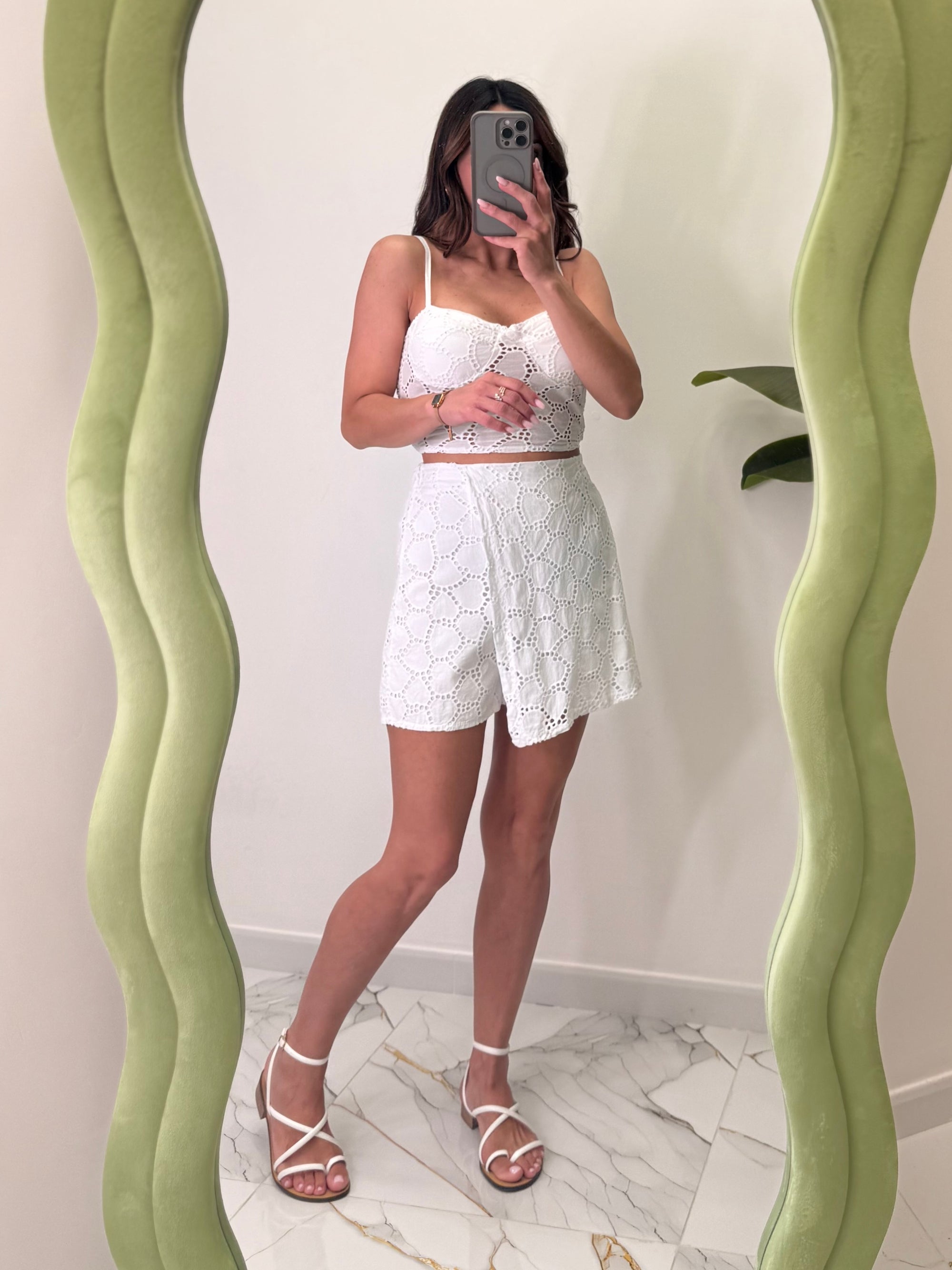Coordinato pizzo san gallo 13355