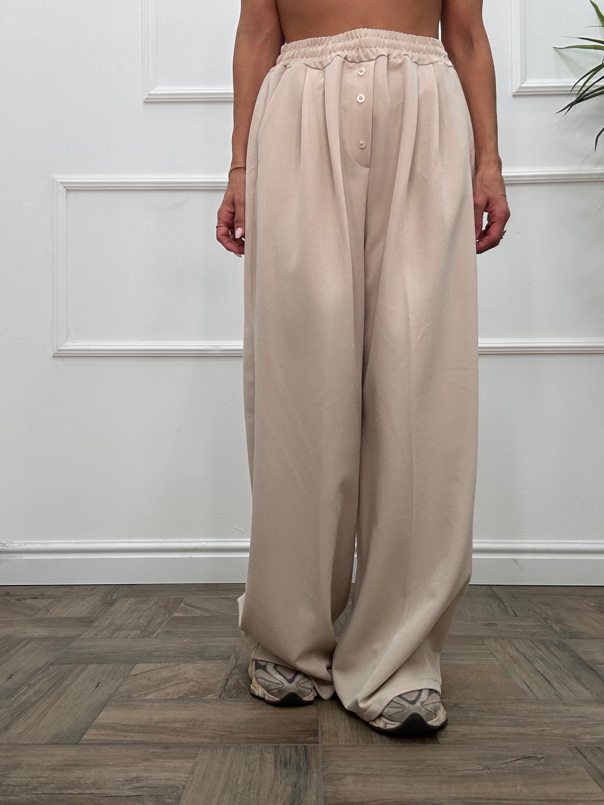 Pantalone comfy a palazzo 6187