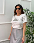 T-shirt con strass 1718