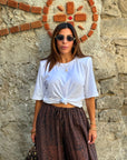 T-shirt con spalline 93755
