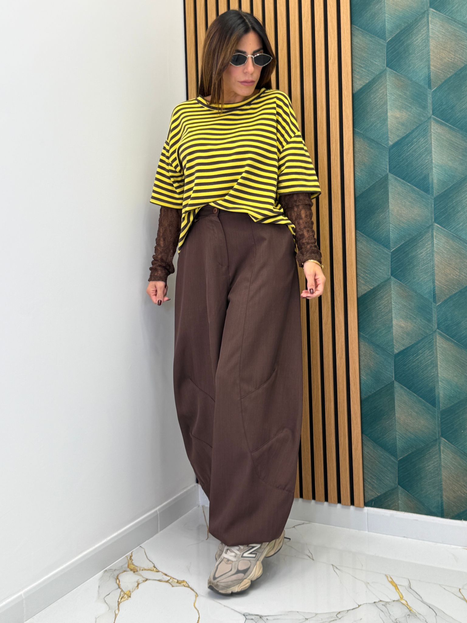 T-shirt con pizzo 21378