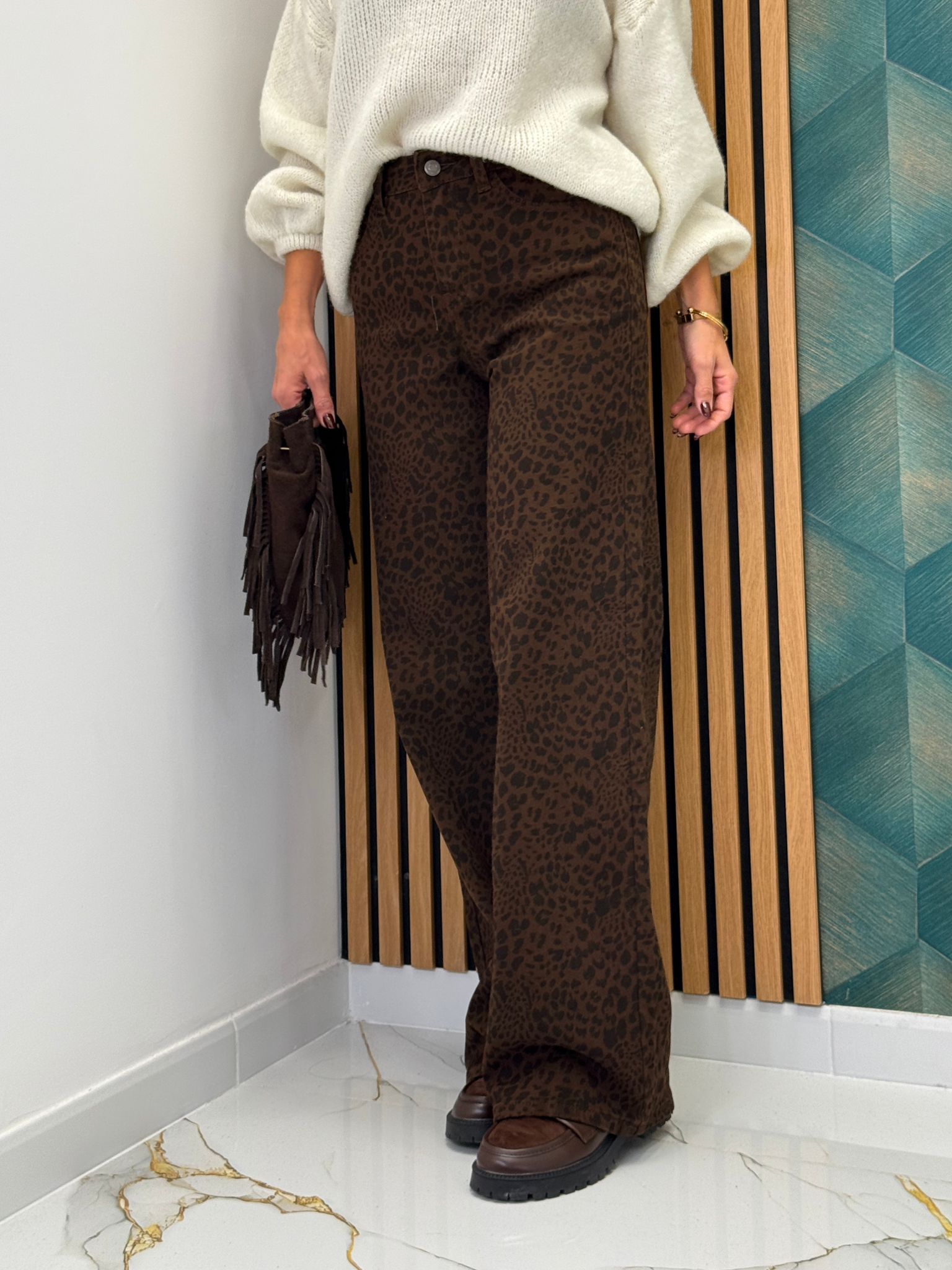 Jeans Animalier Wide Leg 1860