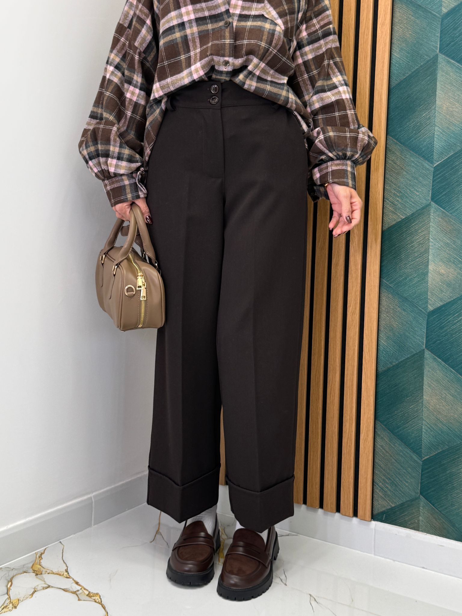 Pantalone con piegone 11271