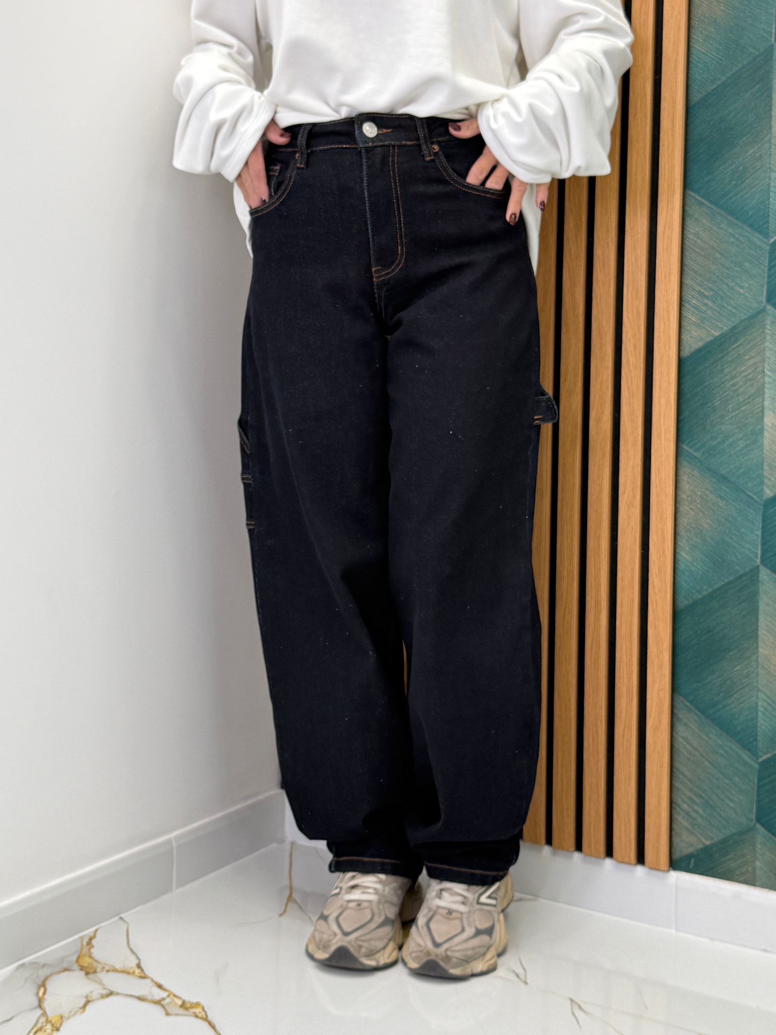 Jeans Wide Balloon 6010-1