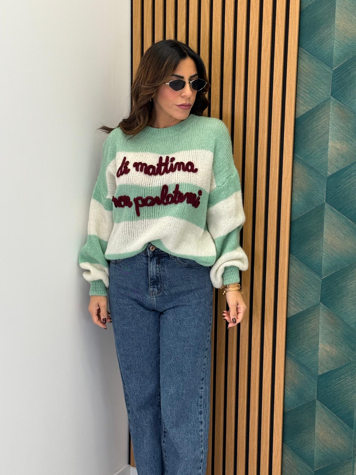 Pullover &quot;Non parlatemi&quot; 2958