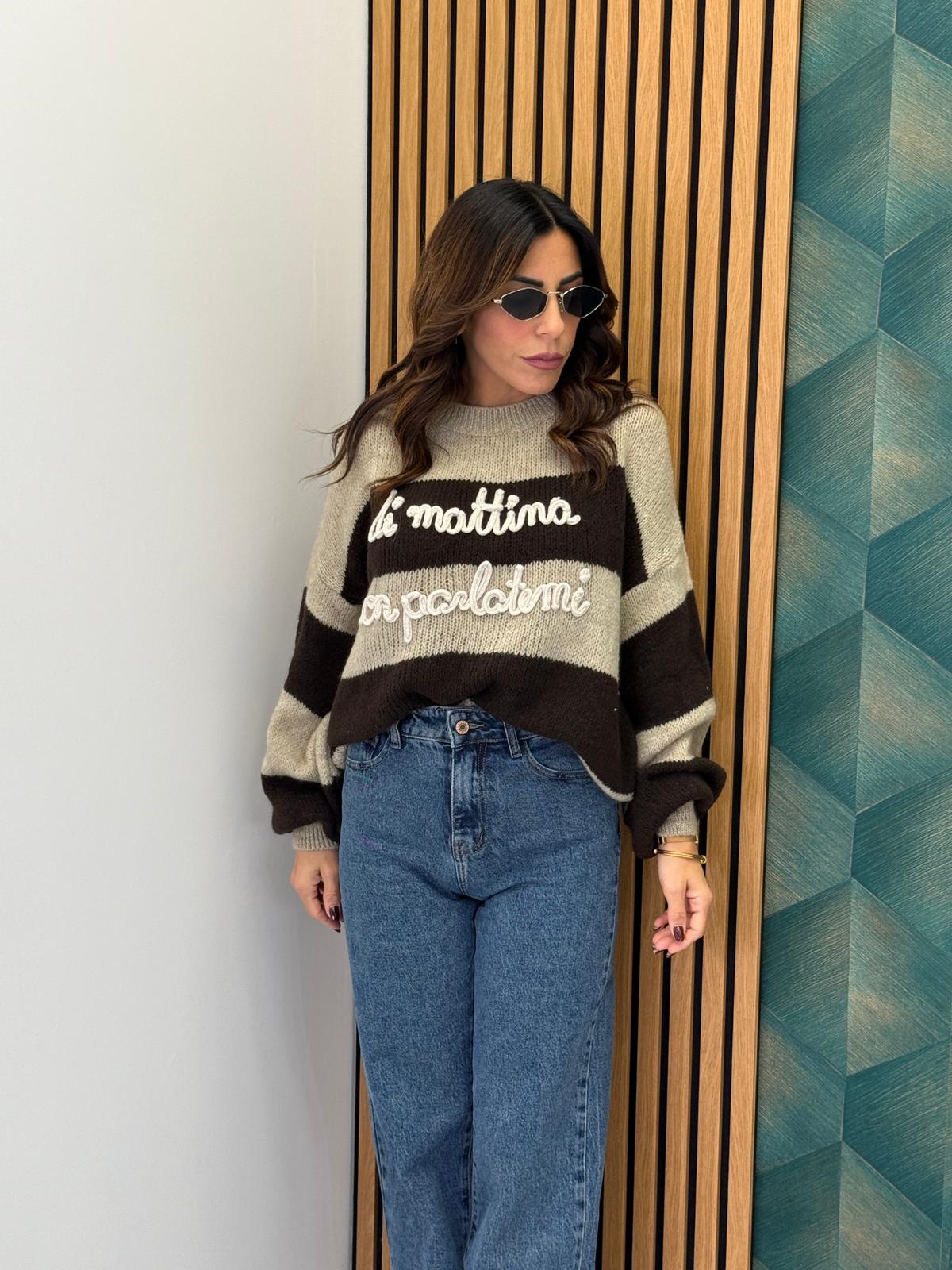 Pullover &quot;Non parlatemi&quot; 2958