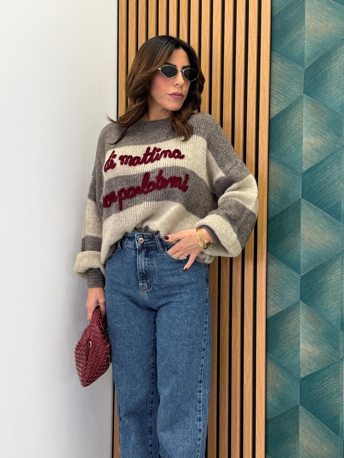 Pullover &quot;Non parlatemi&quot; 2958