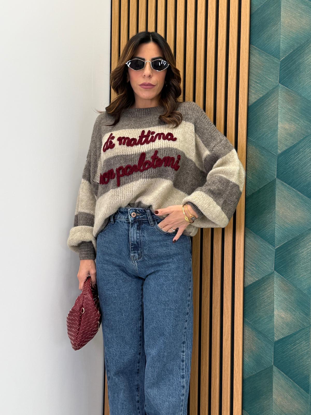 Pullover &quot;Non parlatemi&quot; 2958