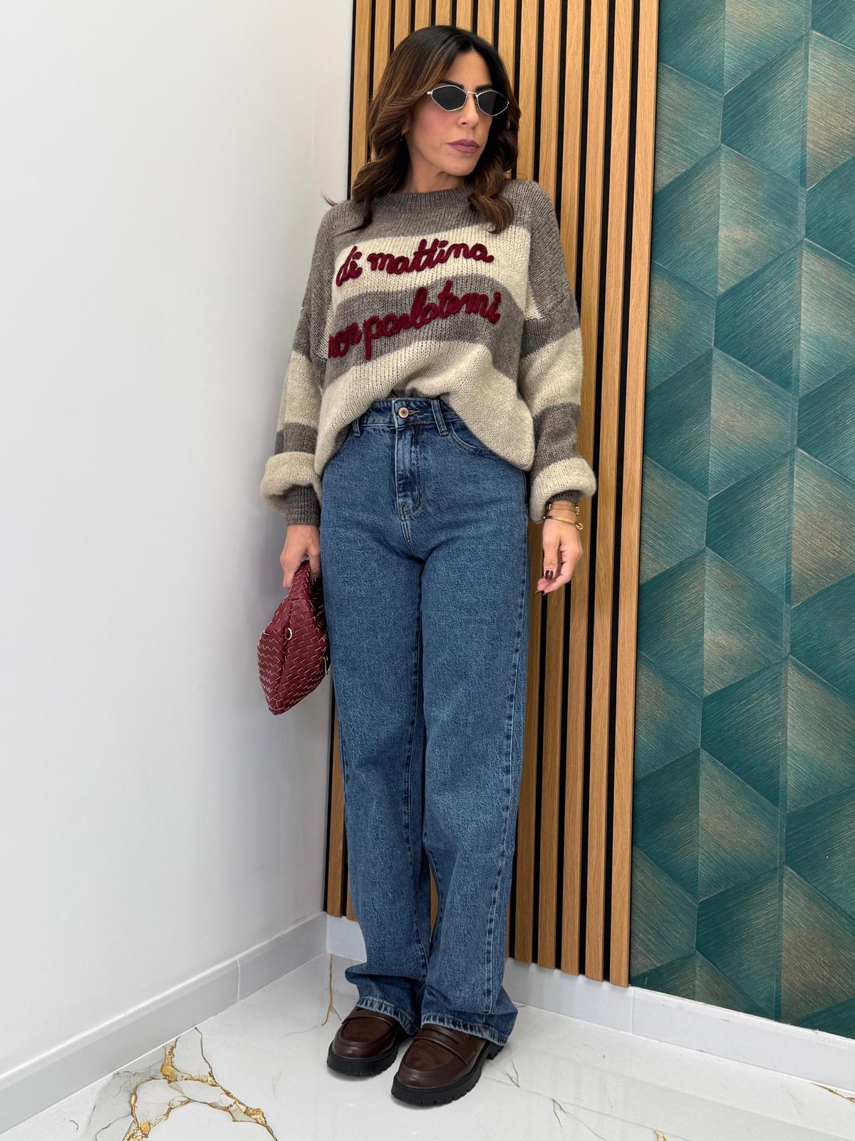 Pullover &quot;Non parlatemi&quot; 2958