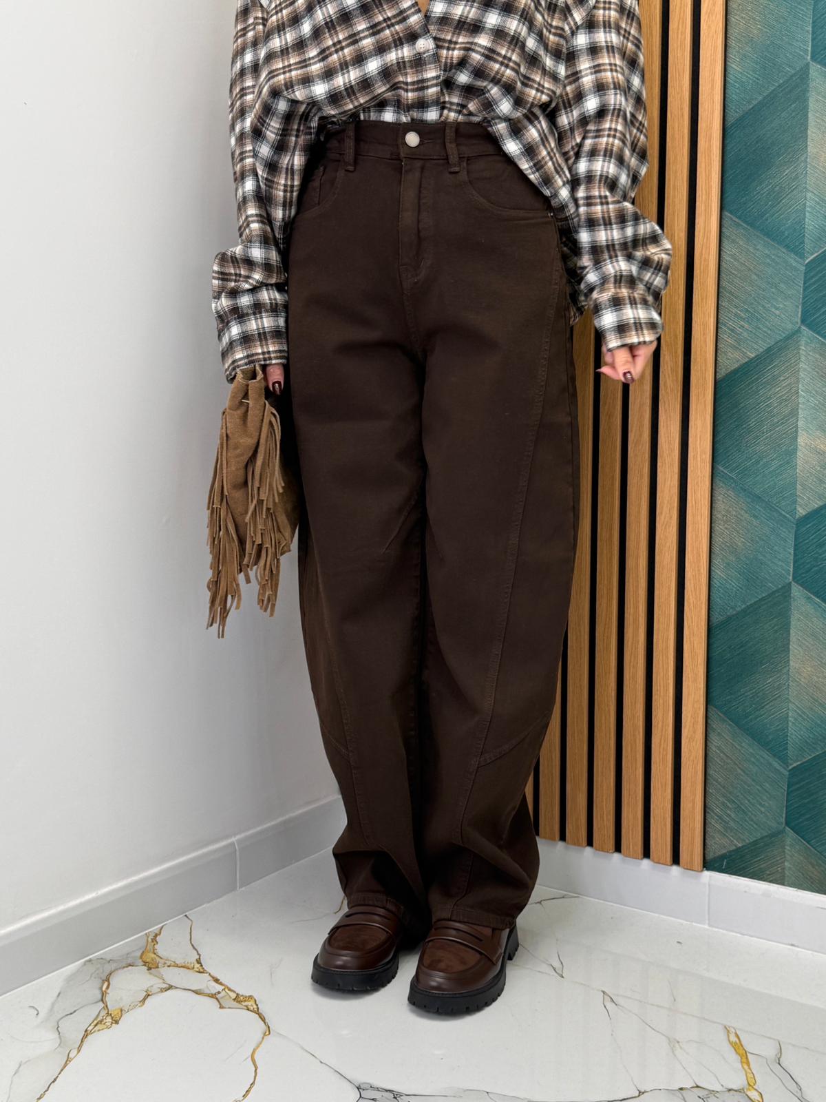 Jeans Balloon Brown 1857