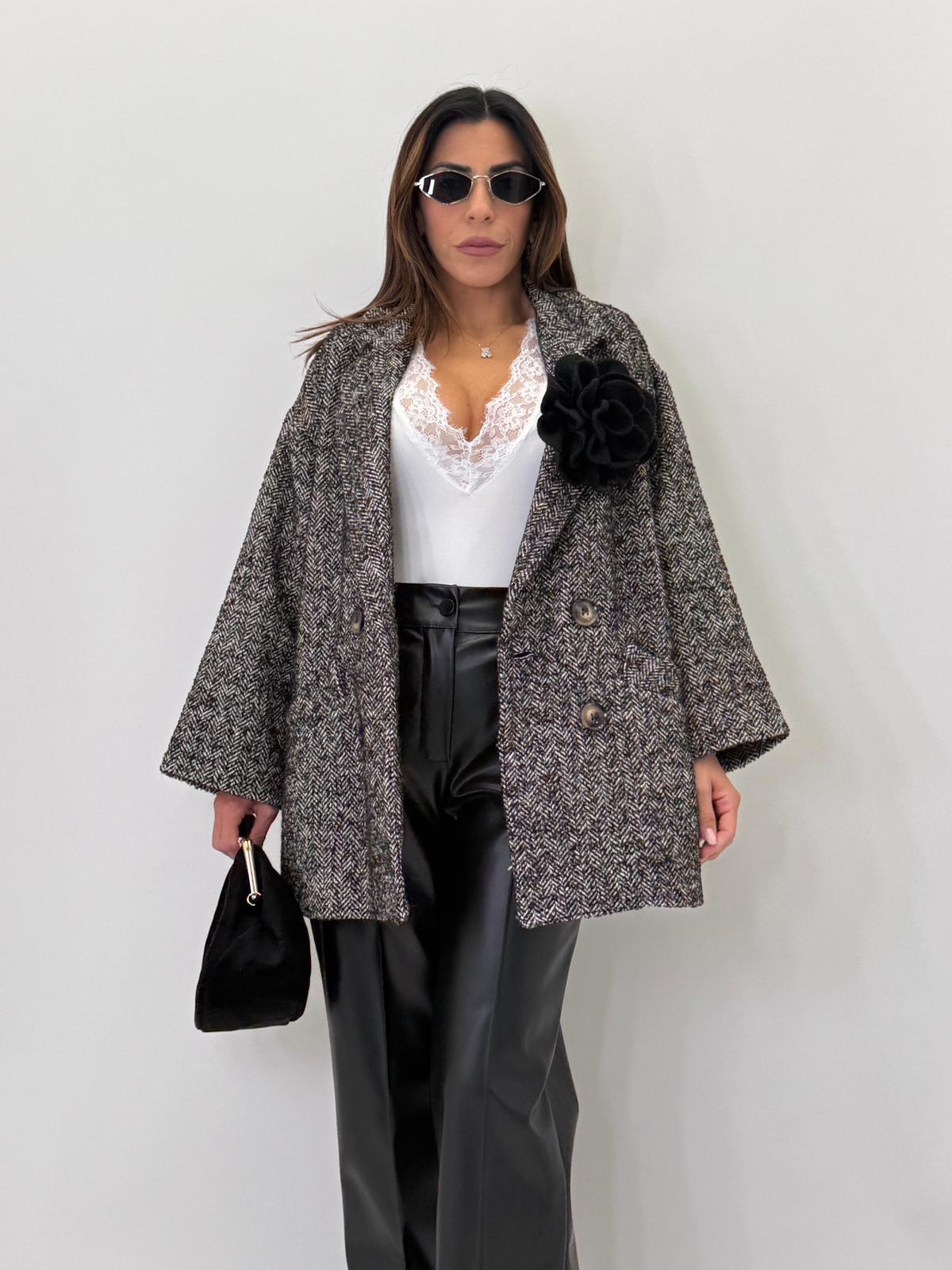 Blazer Oversize Tweed 9627