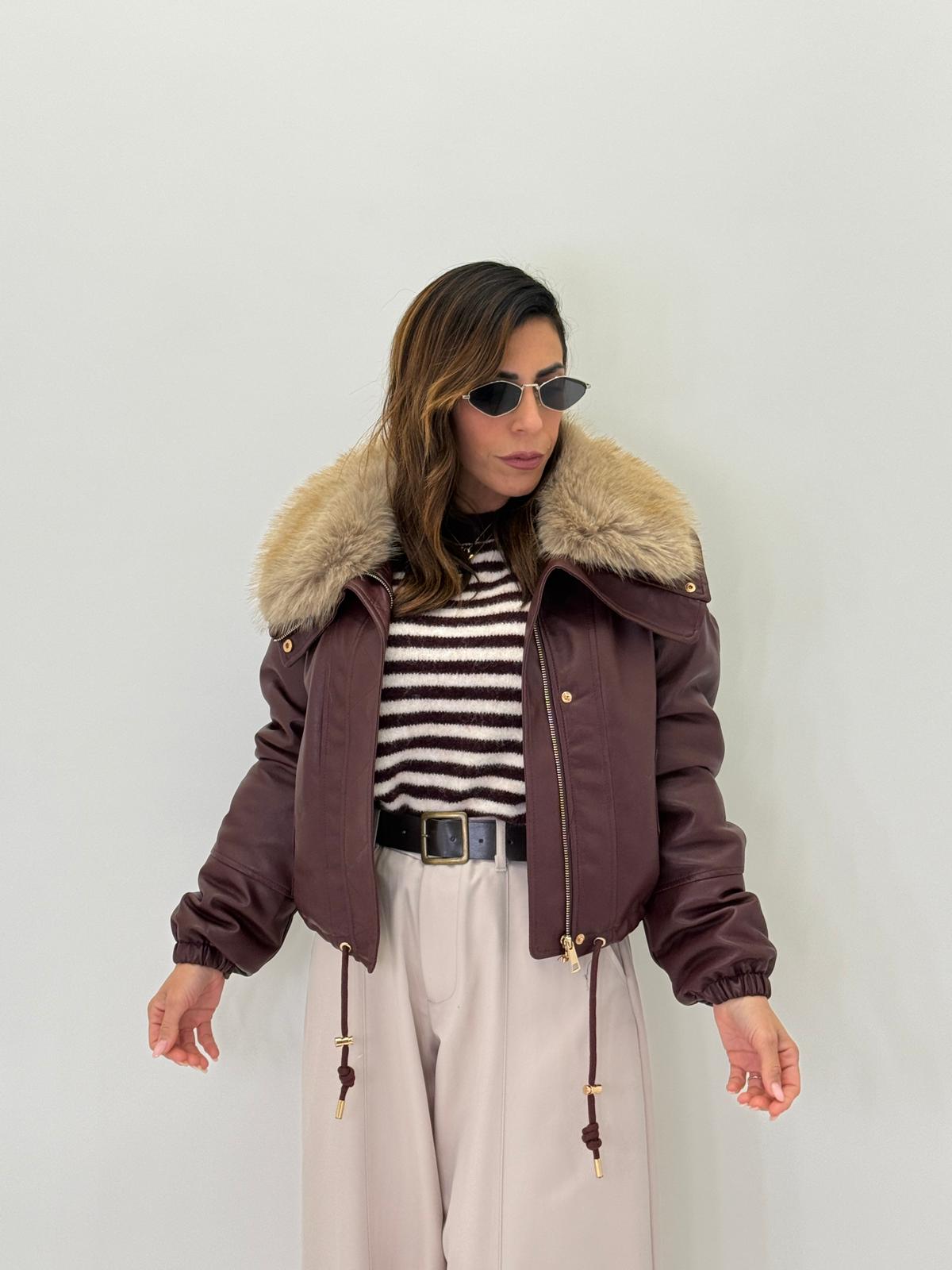 Bomber ecopelle 5636