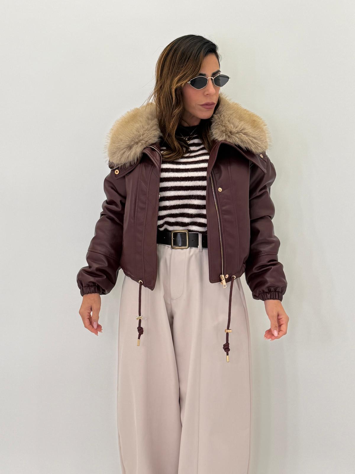 Bomber ecopelle 5636