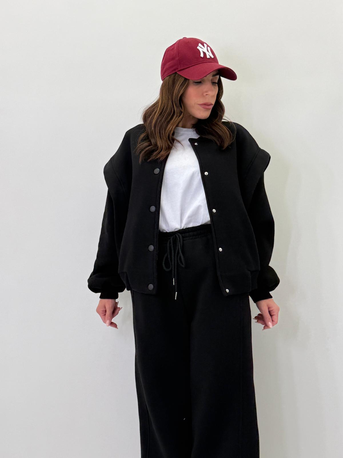 Felpa con bottoni Lumina 5032