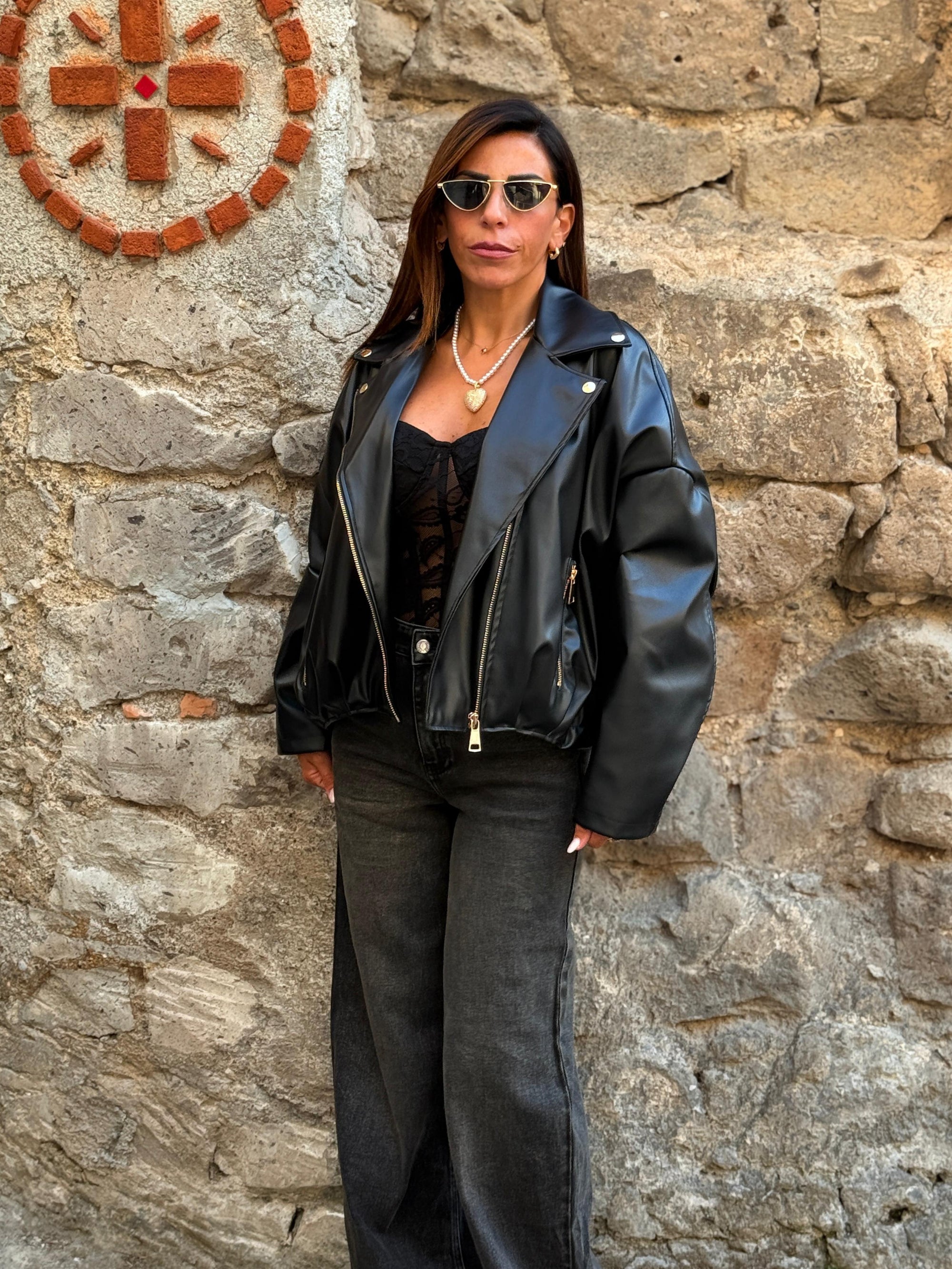 Giubbino Ecopelle 70421