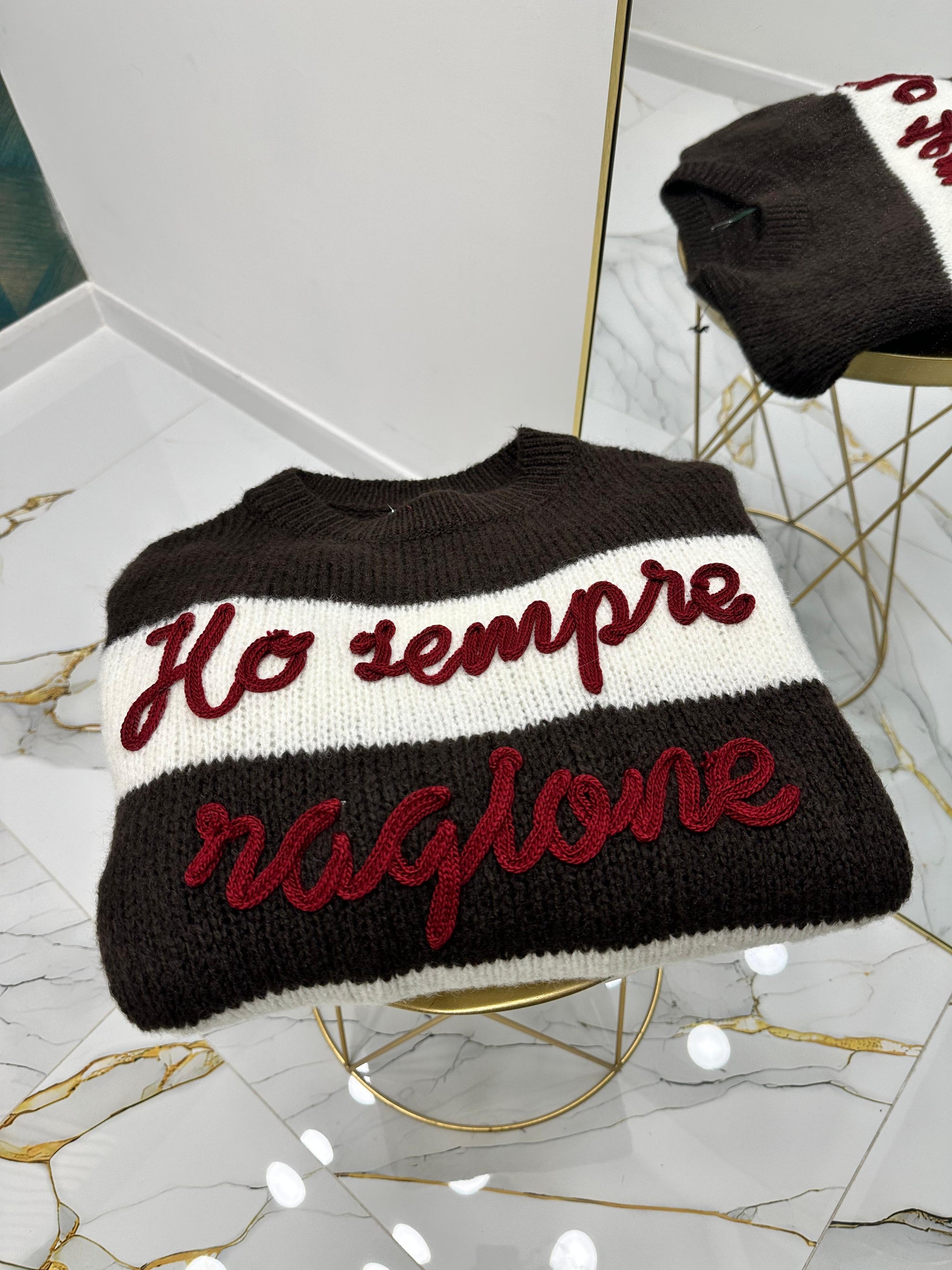 Pullover &quot;Ho sempre ragione&quot; 3130