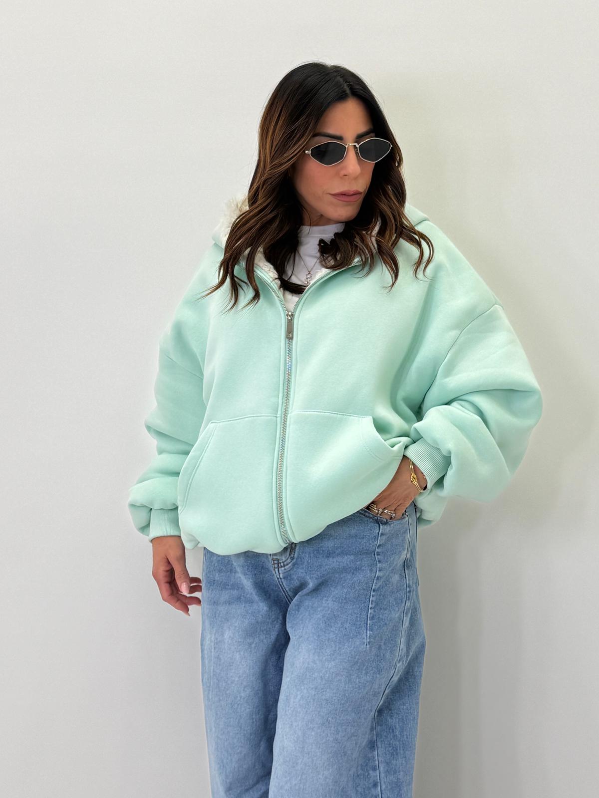 Felpa con pelliccia Lumina 5008