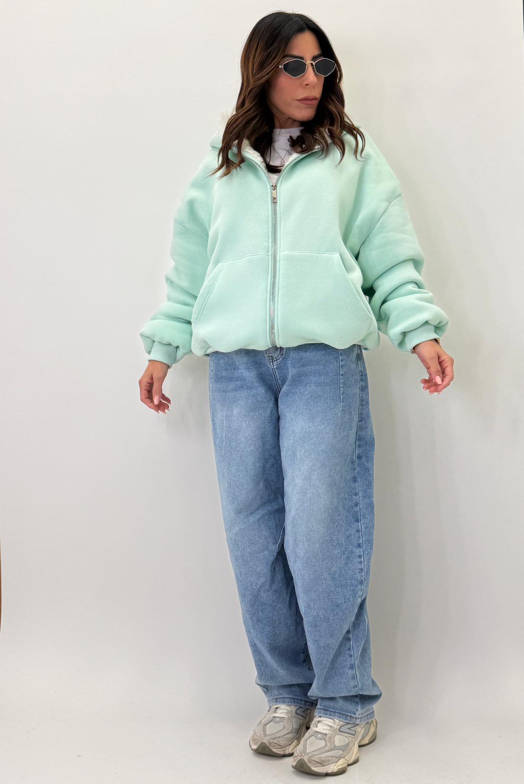 Felpa con pelliccia Lumina 5008